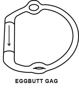 Cheekpiece Eggbutt Gag CAD