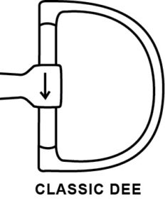 Cheekpiece Classic Dee CAD